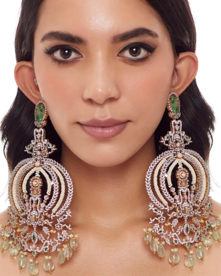 Star Dust Diamante Danglers