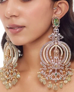 Star Dust Diamante Danglers
