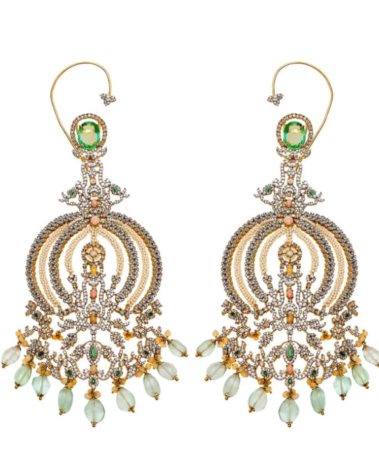 Star Dust Diamante Danglers