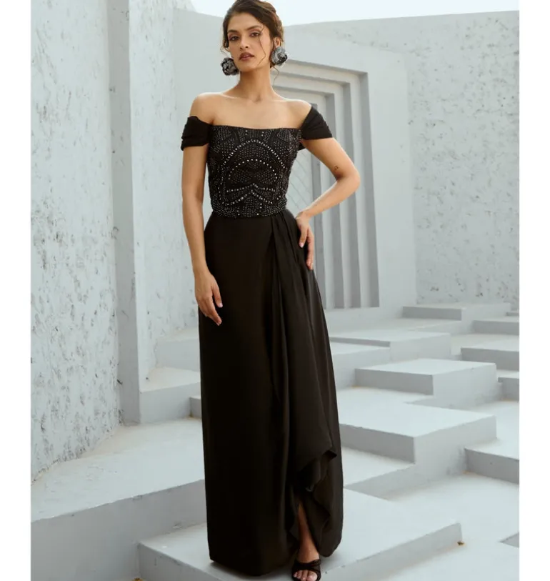 Stella Corset Drape Skirt Set