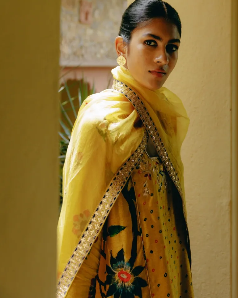 Sunflower Yellow Kurta Set