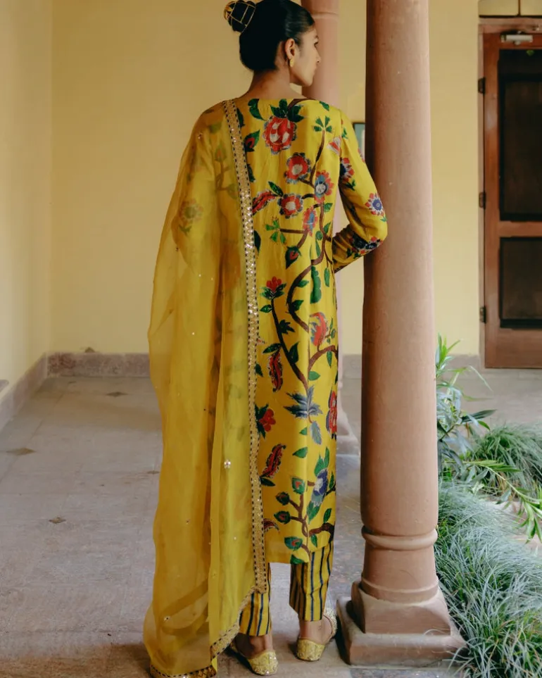 Sunflower Yellow Kurta Set