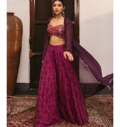 Suni Crop Top Cape Set