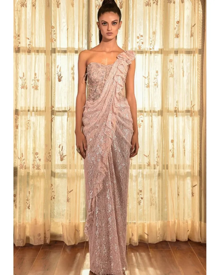 Sweet Lola Chantilly Drape Sari