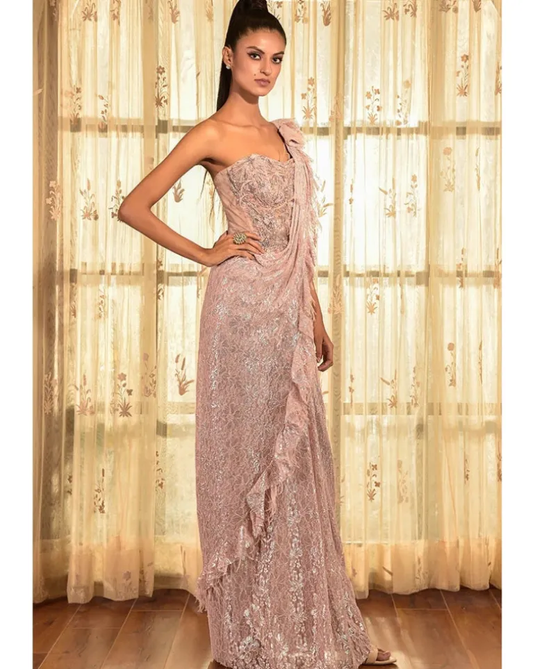Sweet Lola Chantilly Drape Sari