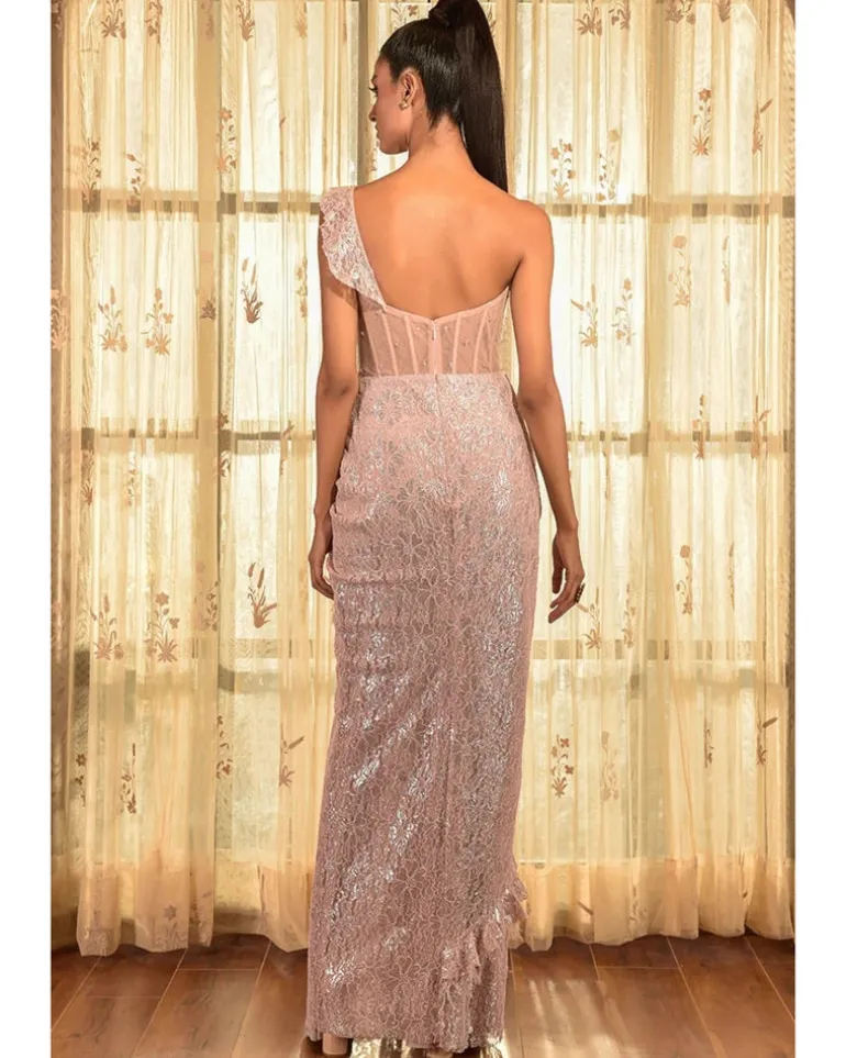 Sweet Lola Chantilly Drape Sari