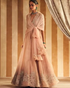 Tehseen Anarkali Set