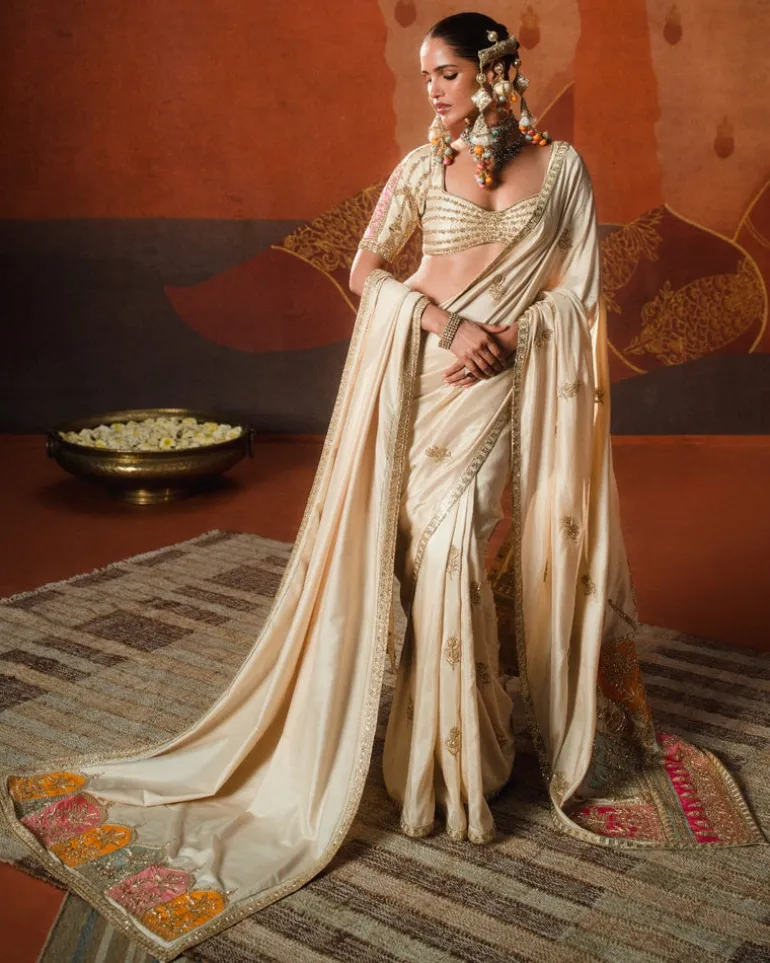 The Bombat Barfi Sari