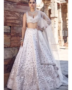 The Ecru Royal Nandi Lehenga Set