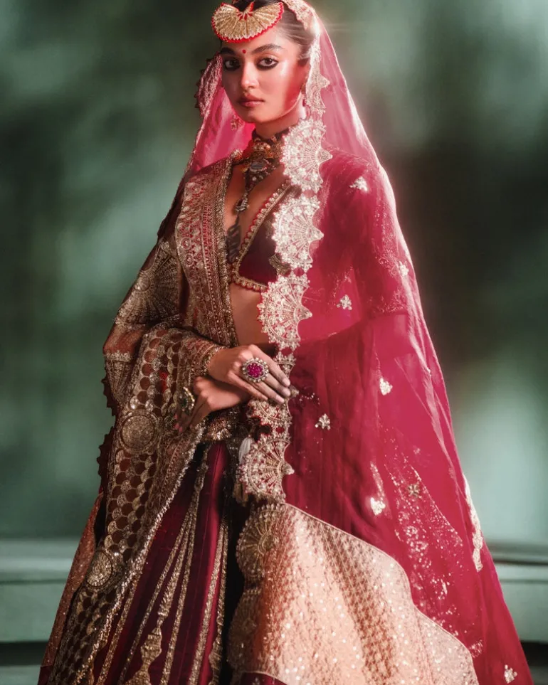 The Gajar Halwa Lehenga