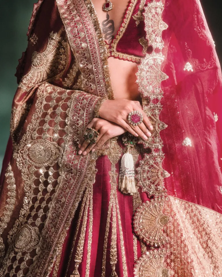 The Gajar Halwa Lehenga