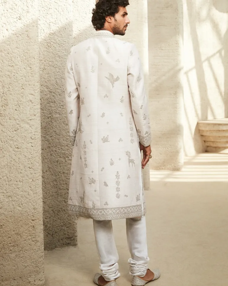 The Ivory Impact Sherwani Set