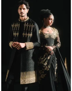 The Kala Khatta Sherwani Set