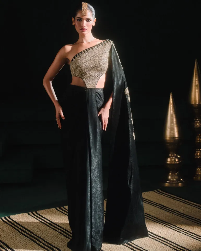 The Kala-Khatta Sari Gown