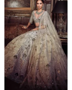 The Kamalbagh Aurum Ekru Lehenga Set