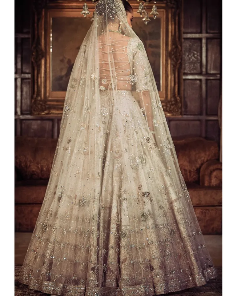 The Kamalbagh Aurum Ekru Lehenga Set