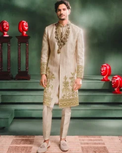 The Malai Cham Cham Sherwani Set