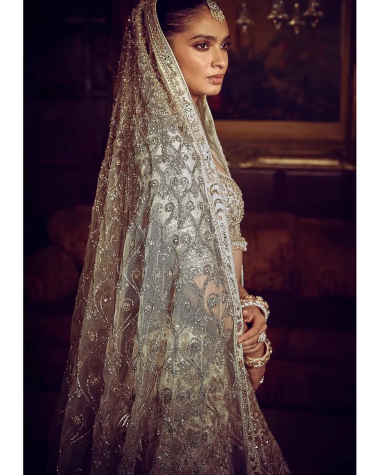 The Morbagh Jade Lehenga Set