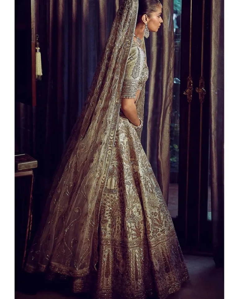 The Morbagh Jade Lehenga Set