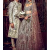 The Palace Of Provence - Ekru Sherwani Set