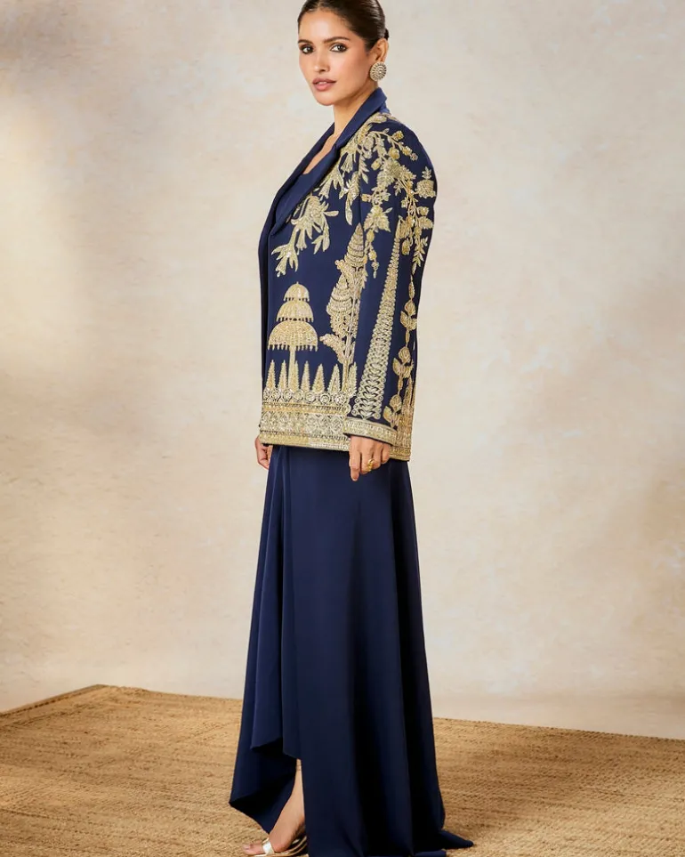 The Sanjh Bagh Blazer Set