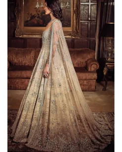 The Starlight Mogra Gown Set