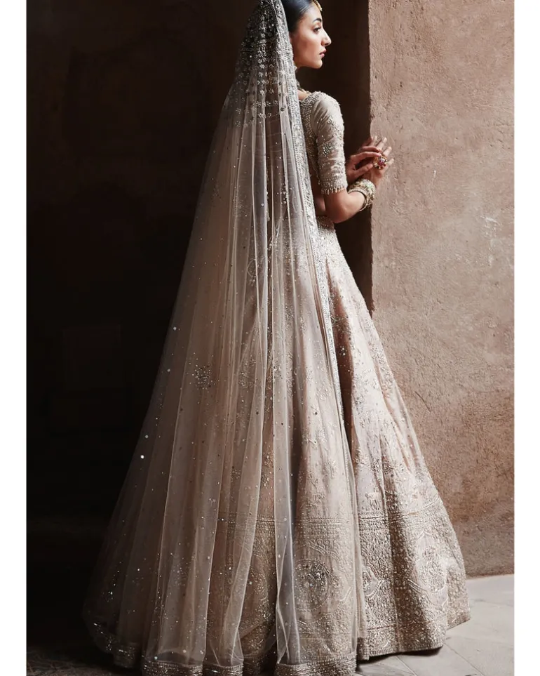The Tarnished Peach Masai Landscape Lehenga Set