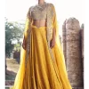 The Turmeric Couture Iconic Winged Cape Set