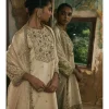 Tissu Kurta With Dabka Work Gharara Set