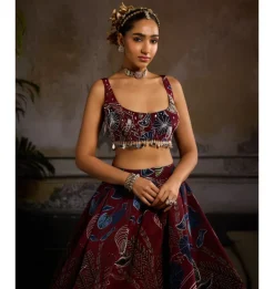 Twilight Rouge Lehenga Set