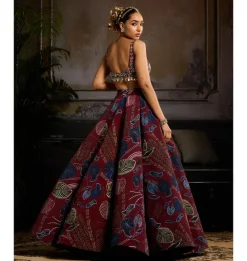 Twilight Rouge Lehenga Set