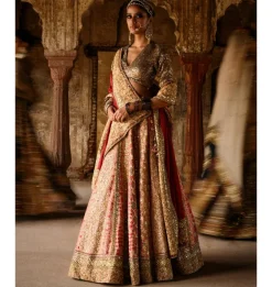 Uzbek Print Multi Panel Lehenga Set