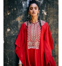 Vagmi Zardozi Embroidered Kaftan