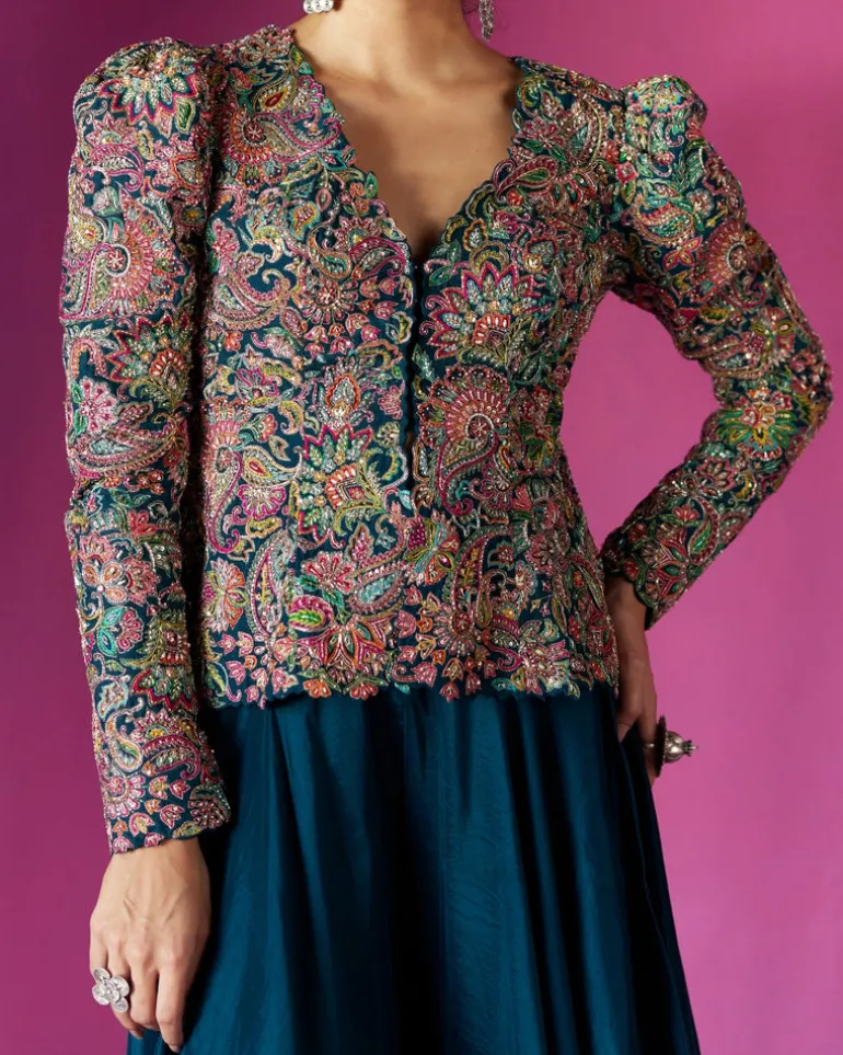 Veena Jacket Set