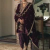 Velvet Angrakha Style Kurta