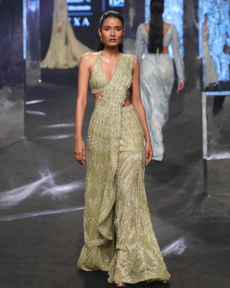 Vera Lehenga Sari Set