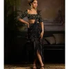 Verdant Glow Sari Set