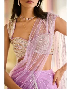 Violet Lehenga Set