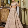 Wheat Pearl Lehenga Set