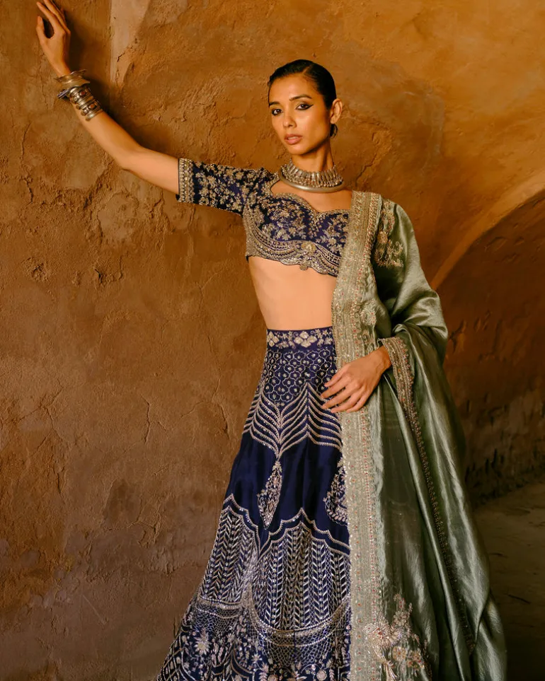 Yamini Zardozi Embroidered Lehenga Set