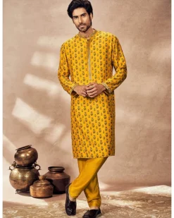 Yellow Pixie Dust Kurta Set